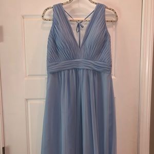 Jasmine Chiffon Bridesmaid Dress (Knee Length)